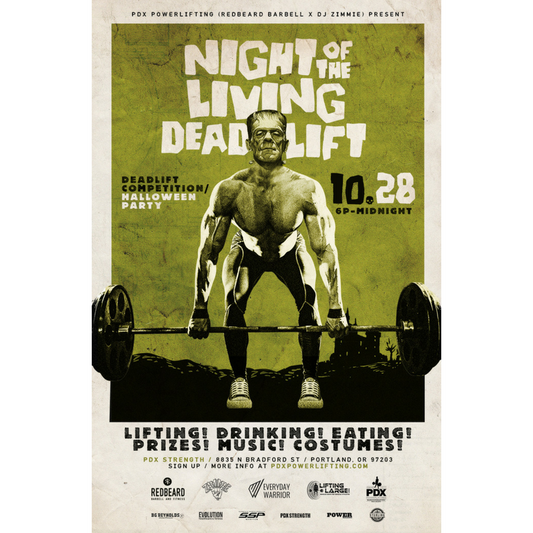 SSP Nutrition Sponsors Night of the Living Deadlift Powerlifting Party!!