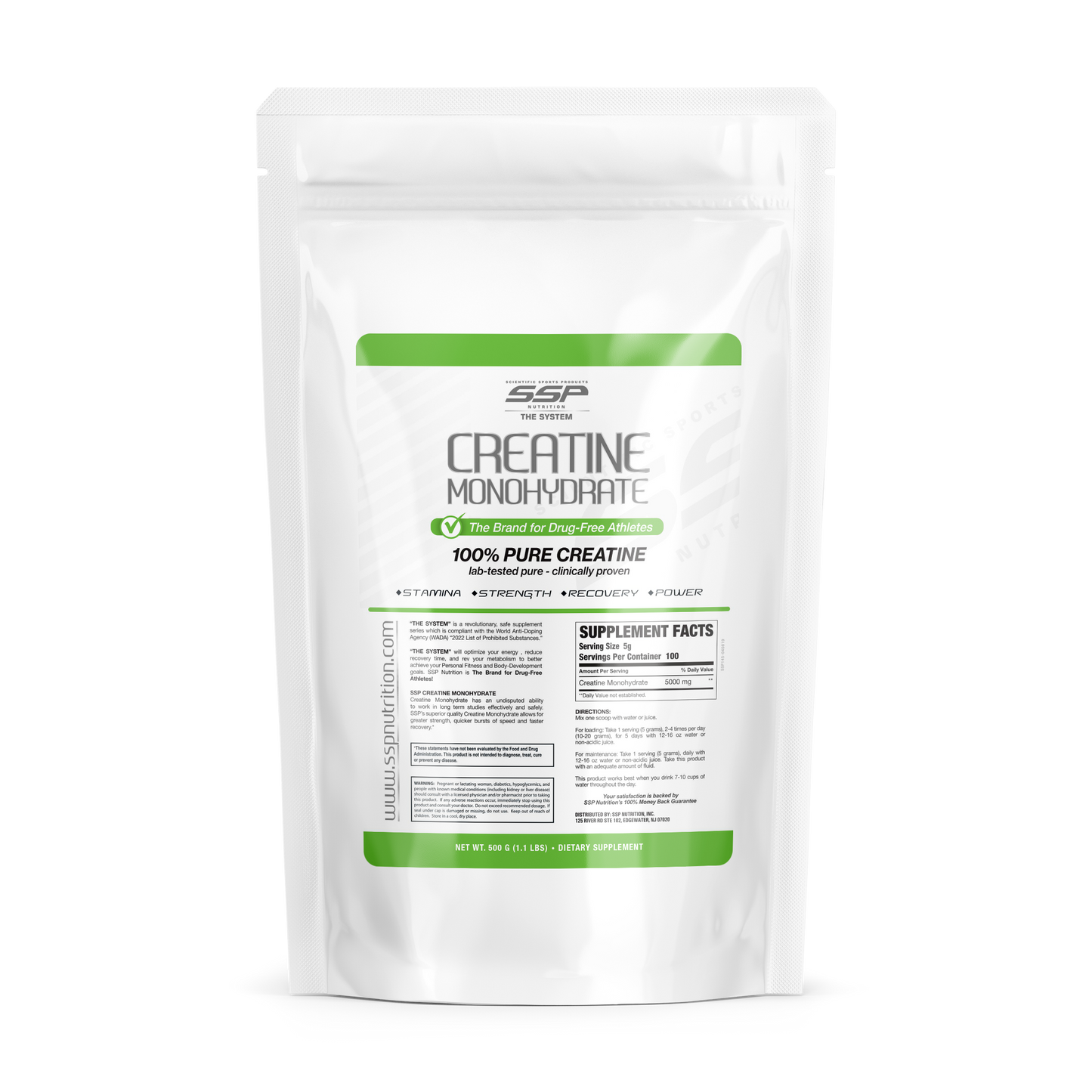 SSP Creatine Monohydrate 100%
