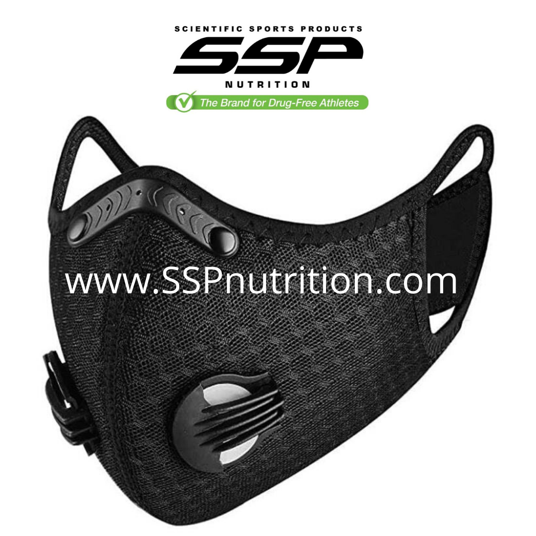 PM2.5 Workout Exercise Mask: Adjustable Air Flow (100% Reusable Protective Mask)