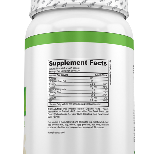 Vegan Protein Vanilla - Clean, Lean & Green !