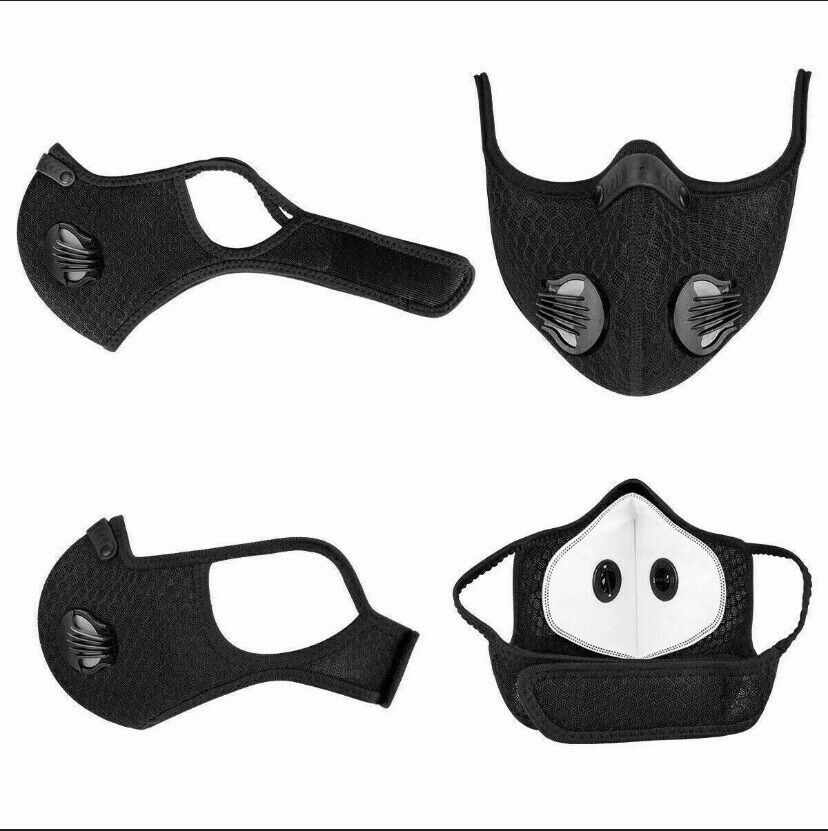 PM2.5 Workout Exercise Mask: Adjustable Air Flow (100% Reusable Protective Mask)