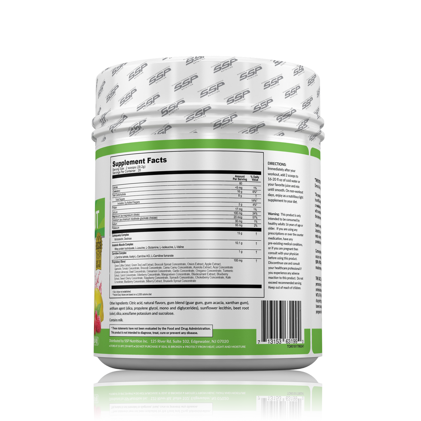 SSP NUTRITION POST Workout Formula