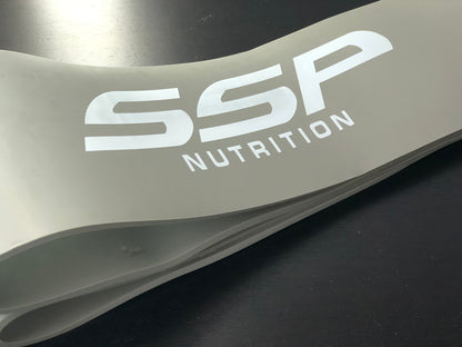SSP Power Bands:  Gray - Level 7 Gray RISE Band. 105-350lb resistance, 4" width
